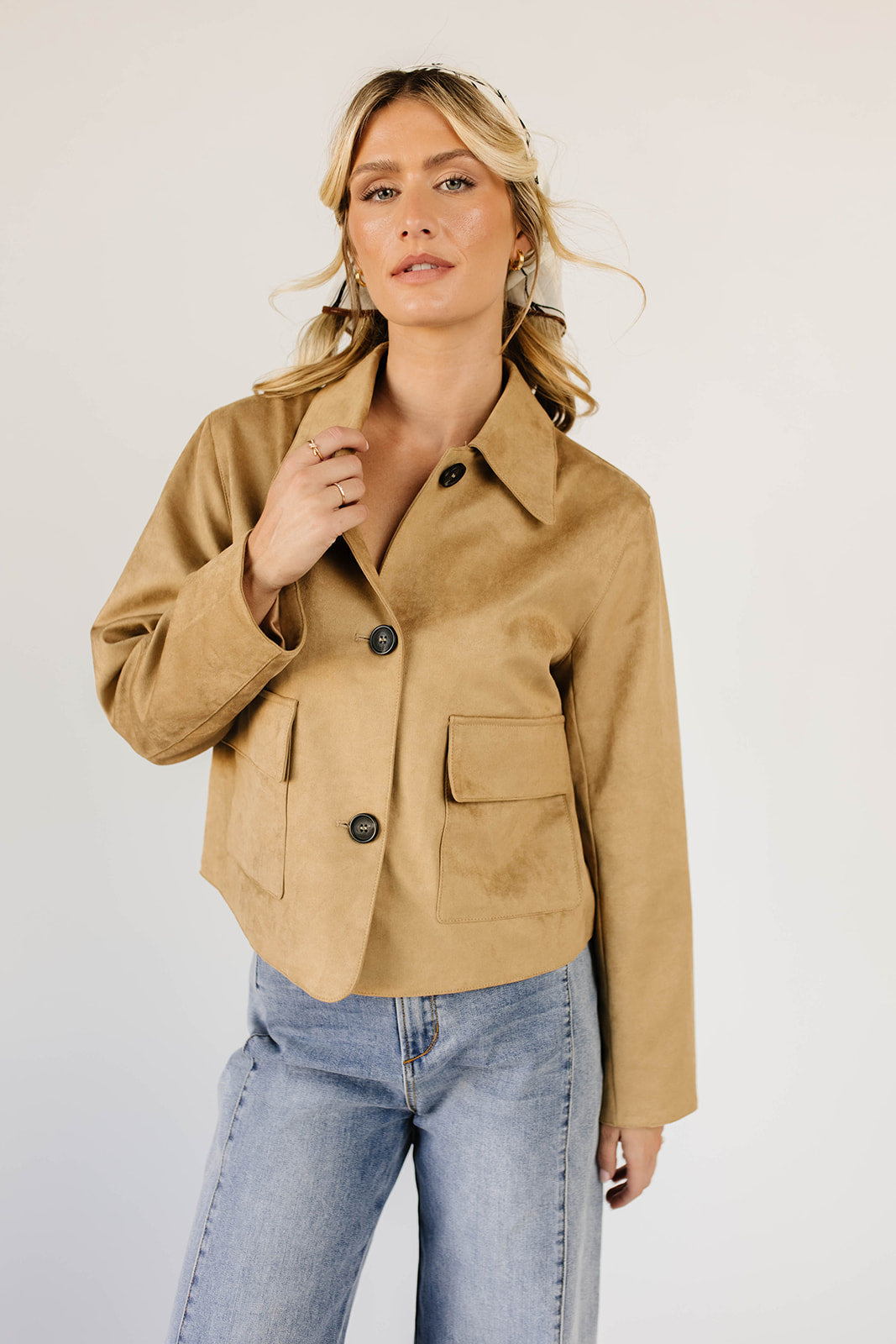 whenever suede jacket – shop zoco