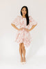 roman puff sleeve dress // pink *zoco exclusive*
