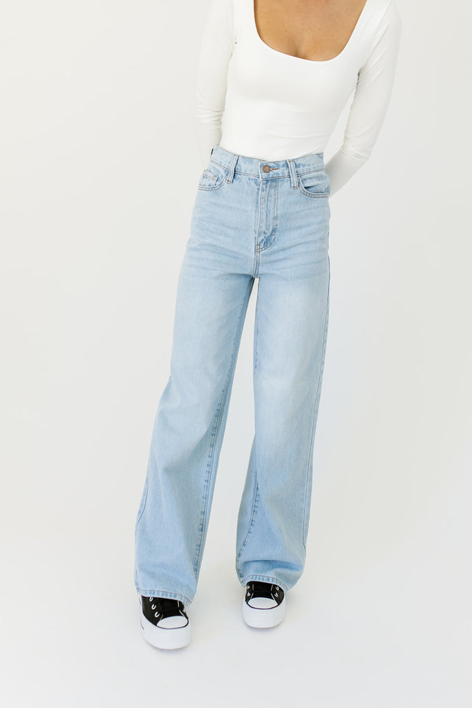 remi wide leg denim