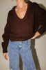 billie sweater // chocolate *zoco exclusive*