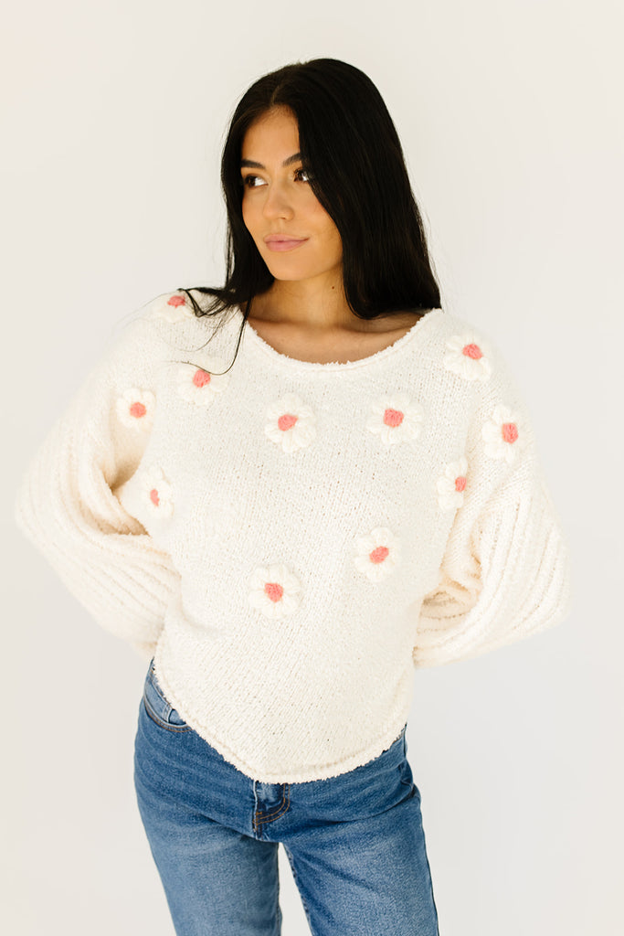 bloom sweater // cream