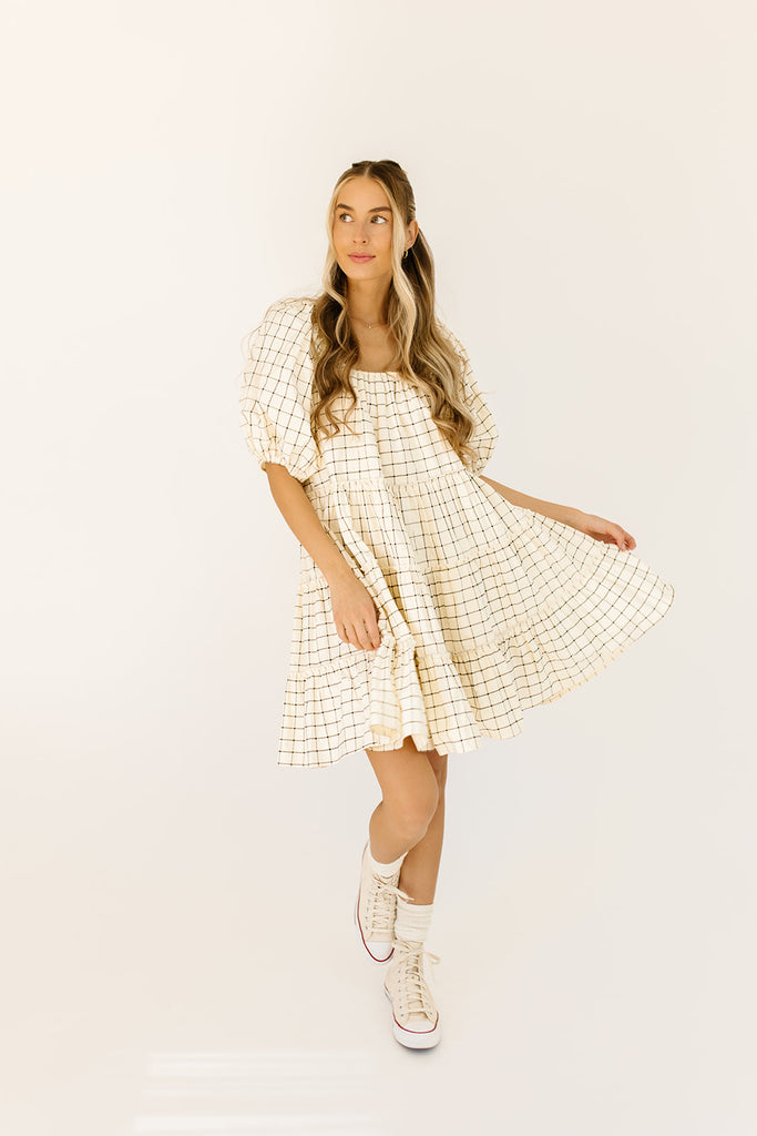 short daymaker dress // windowpane *zoco exclusive*