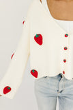 berry button cardigan *restocked*