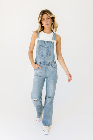 level up denim jumpsuit