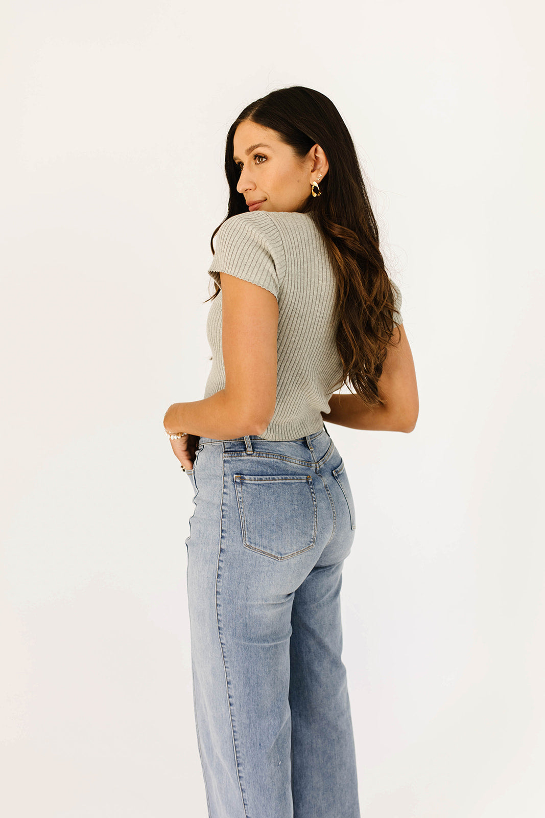 Olivia Wide Ankle Pleated Hems