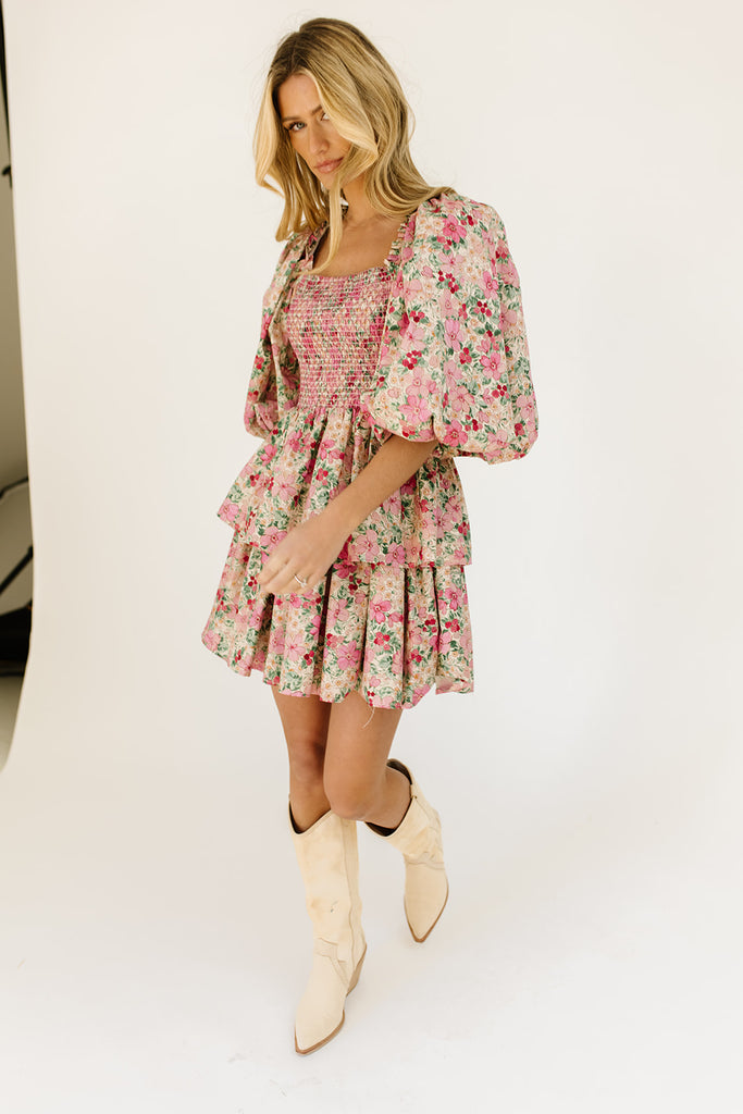 country club puff sleeve dress *restocked*