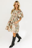 darcy floral dress // sage floral *zoco exclusive*