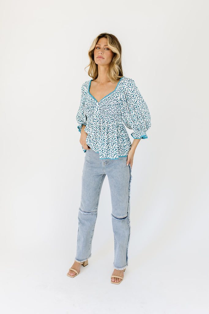 bird song floral top