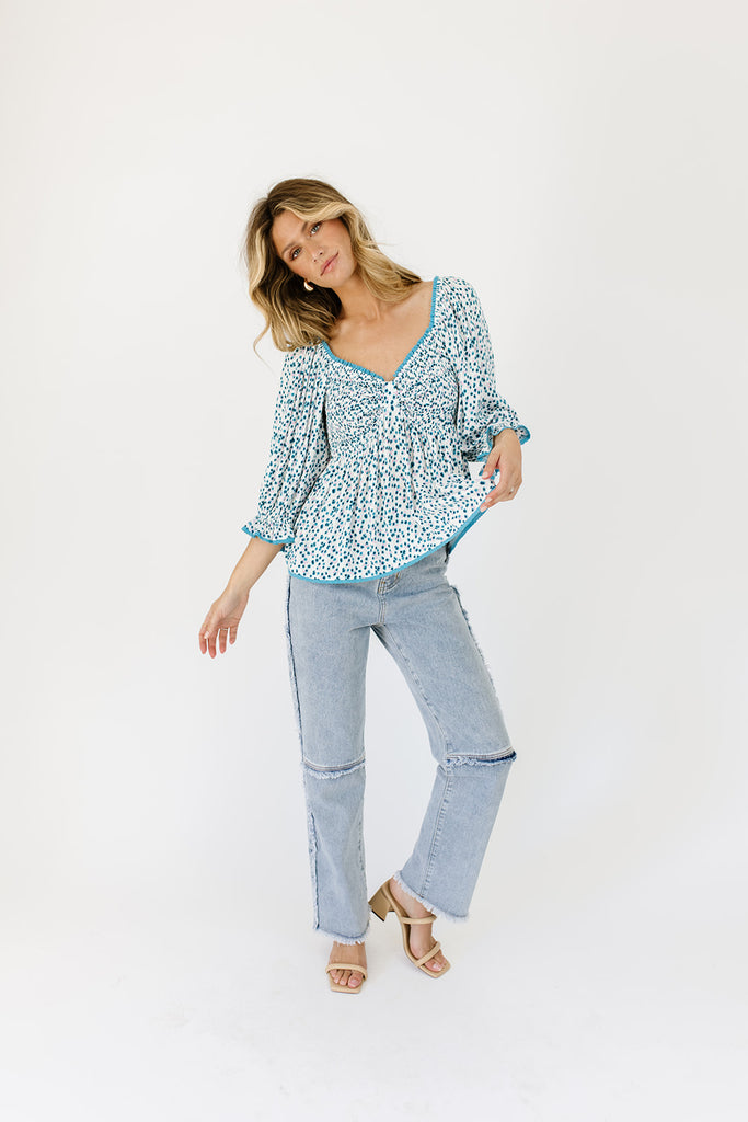 bird song floral top