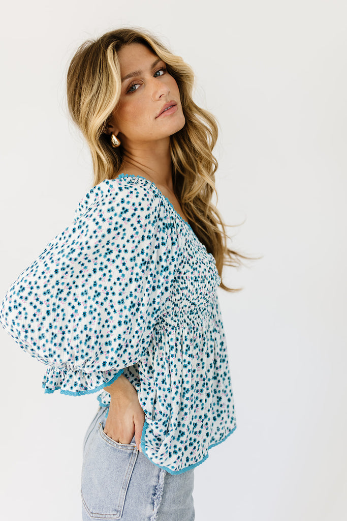 bird song floral top