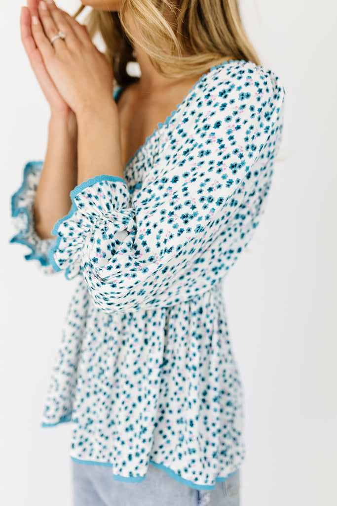 bird song floral top