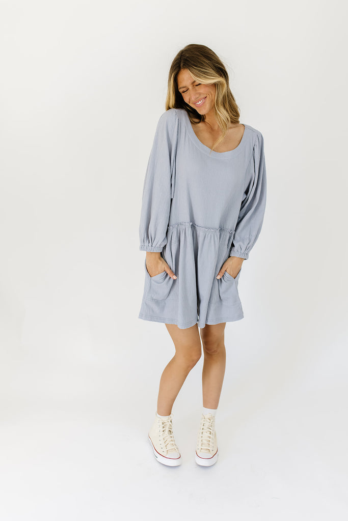 chloe romper // blue