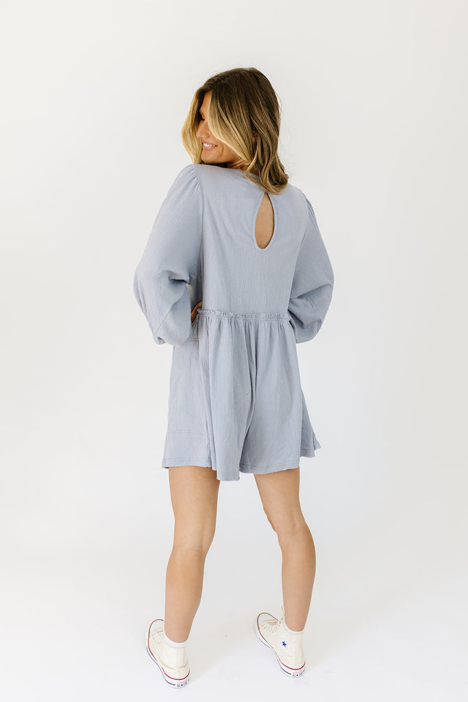 chloe romper // blue