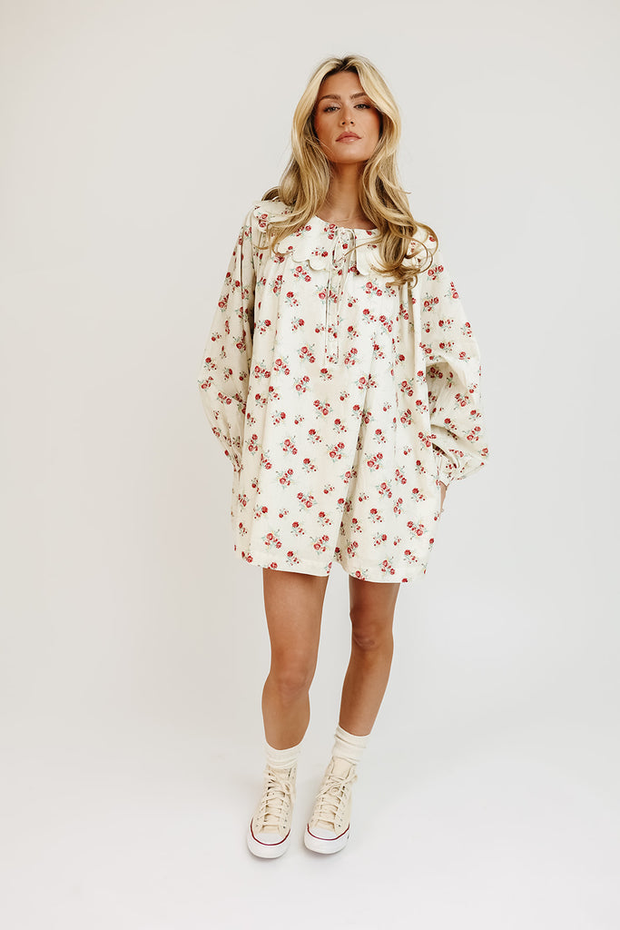 eloise collared floral dress *zoco exclusive*