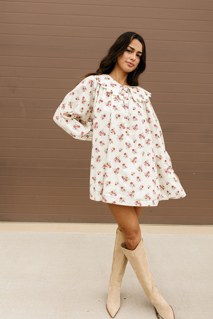 eloise collared floral dress *zoco exclusive*