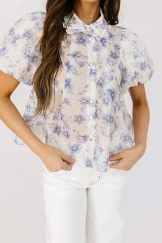 sadie floral button up