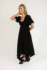 billie midi dress // black