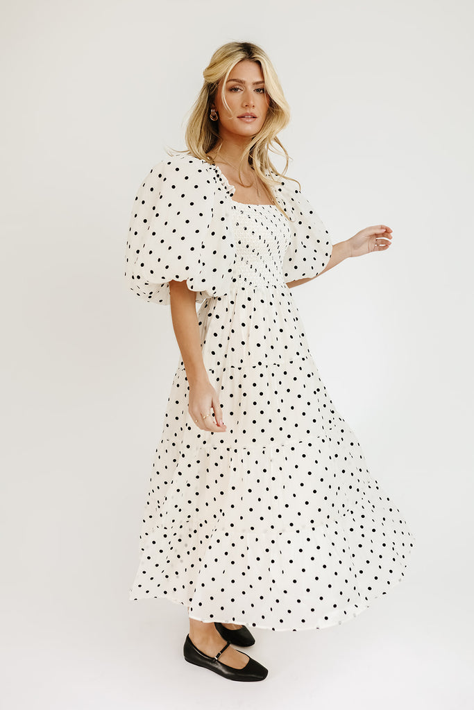 scout puff sleeve dress // polka dot *zoco exclusive*