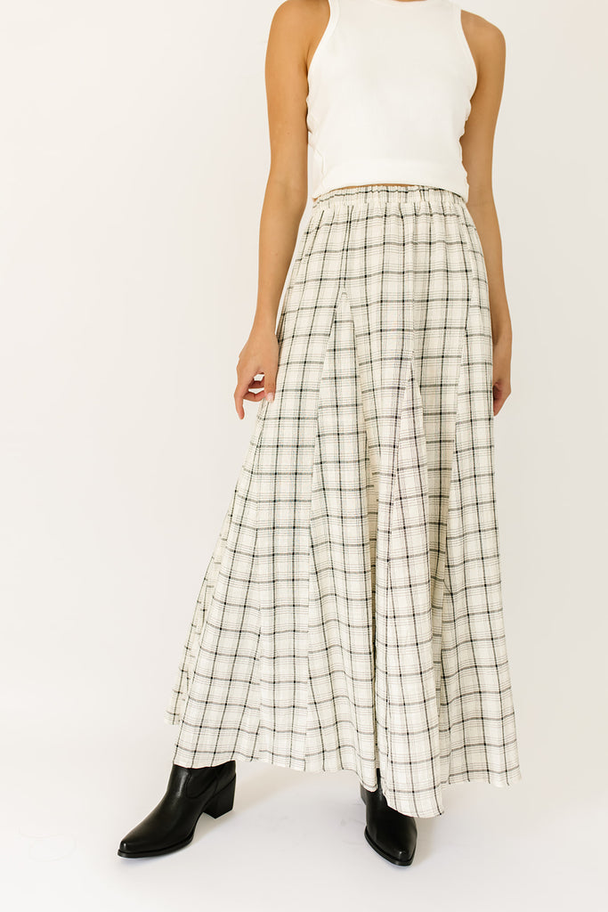 jennifer plaid maxi skirt