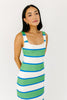 castaway striped maxi dress