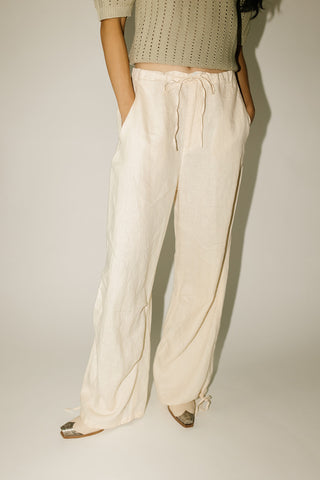 monty wide leg pants // washed black