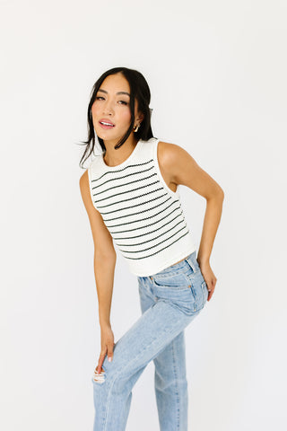 downtown ribbed sweater top