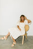 scout puff sleeve dress // cream *zoco exclusive*