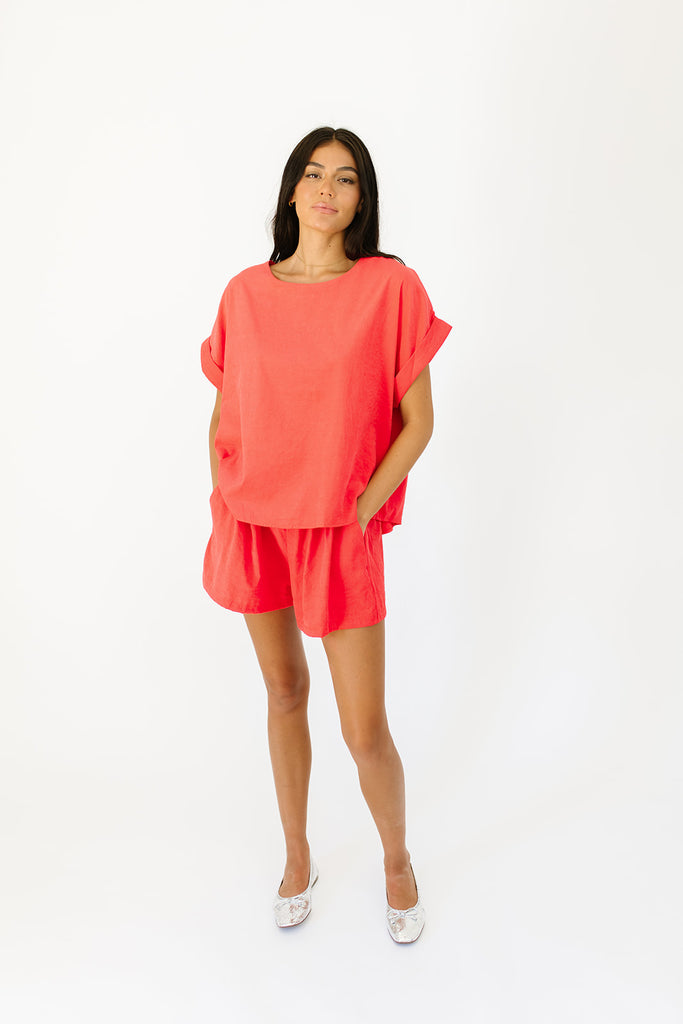 walk away set // neon coral