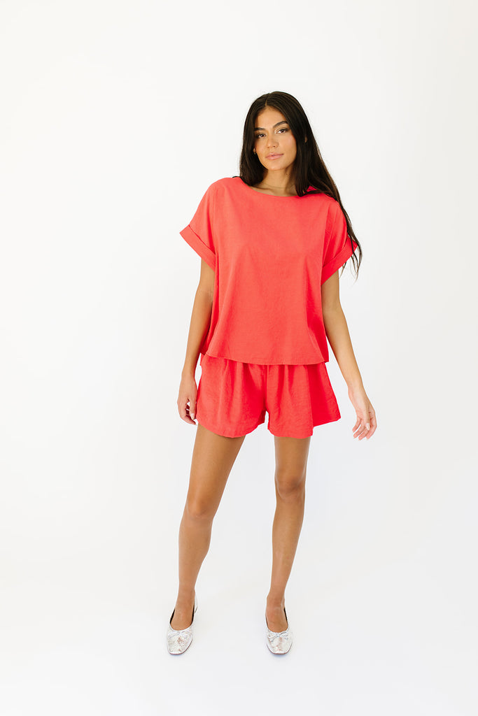 walk away set // neon coral