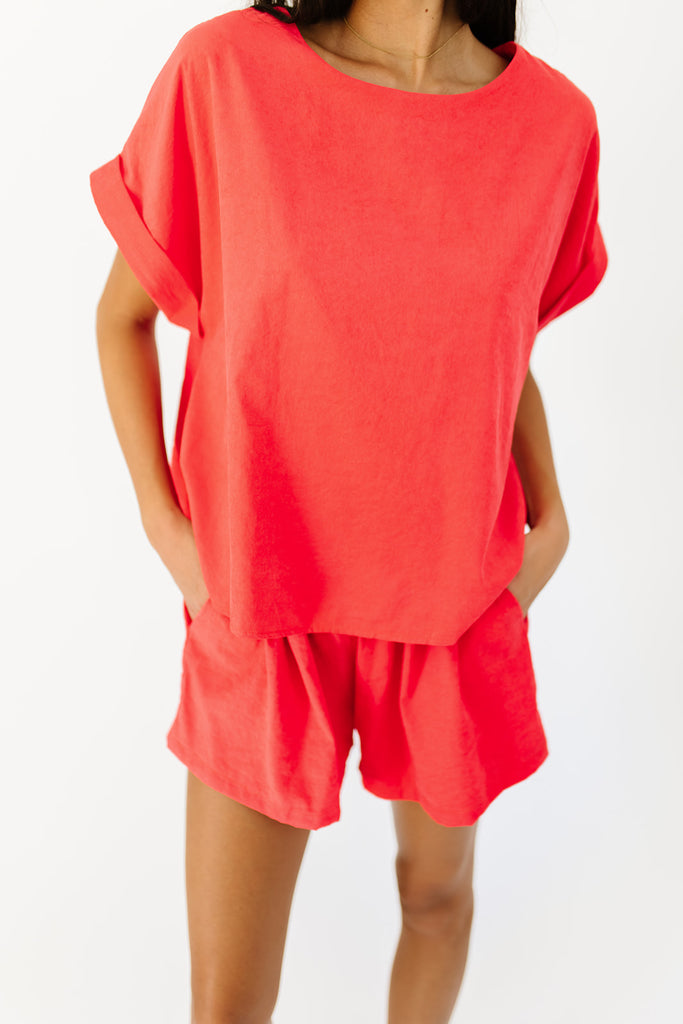 walk away set // neon coral