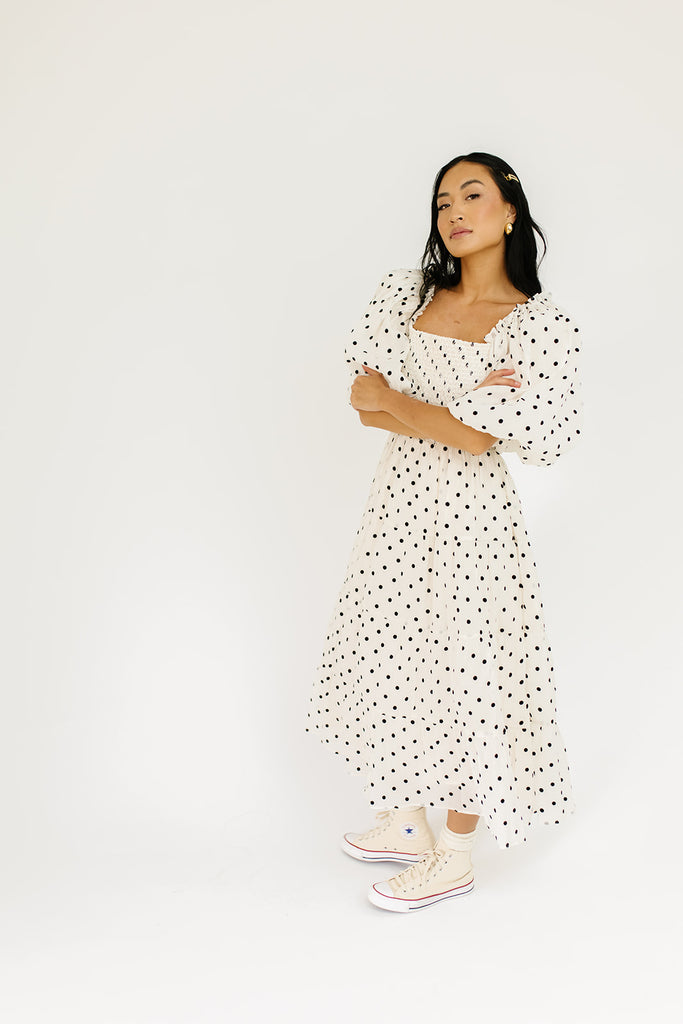 scout puff sleeve dress // polka dot *zoco exclusive*