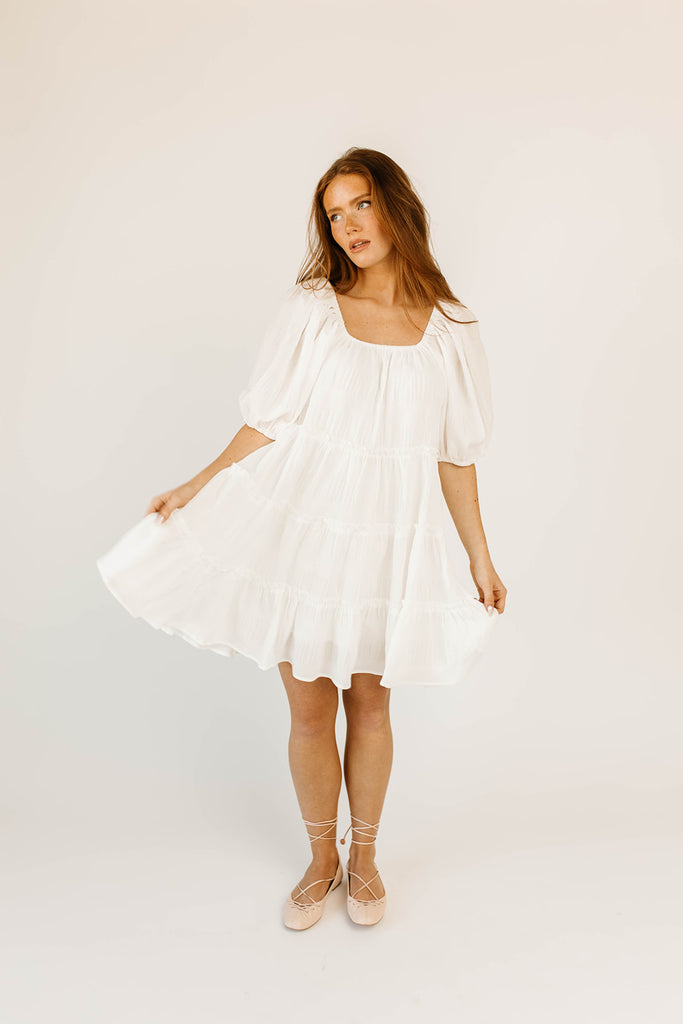 short daymaker dress // white *zoco exclusive*