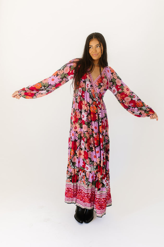 kennedy floral maxi dress *preorder*