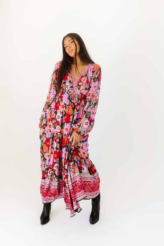 kennedy floral maxi dress *preorder*