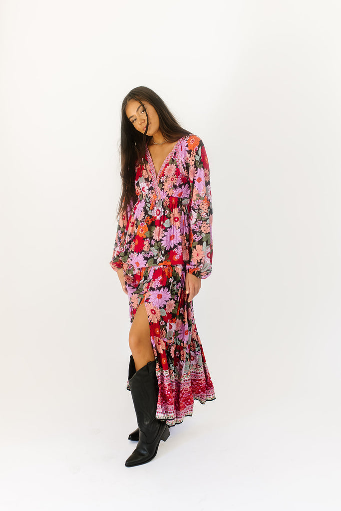kennedy floral maxi dress *preorder*