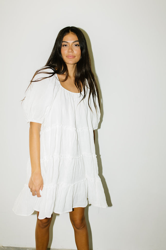 short daymaker dress // white *zoco exclusive*