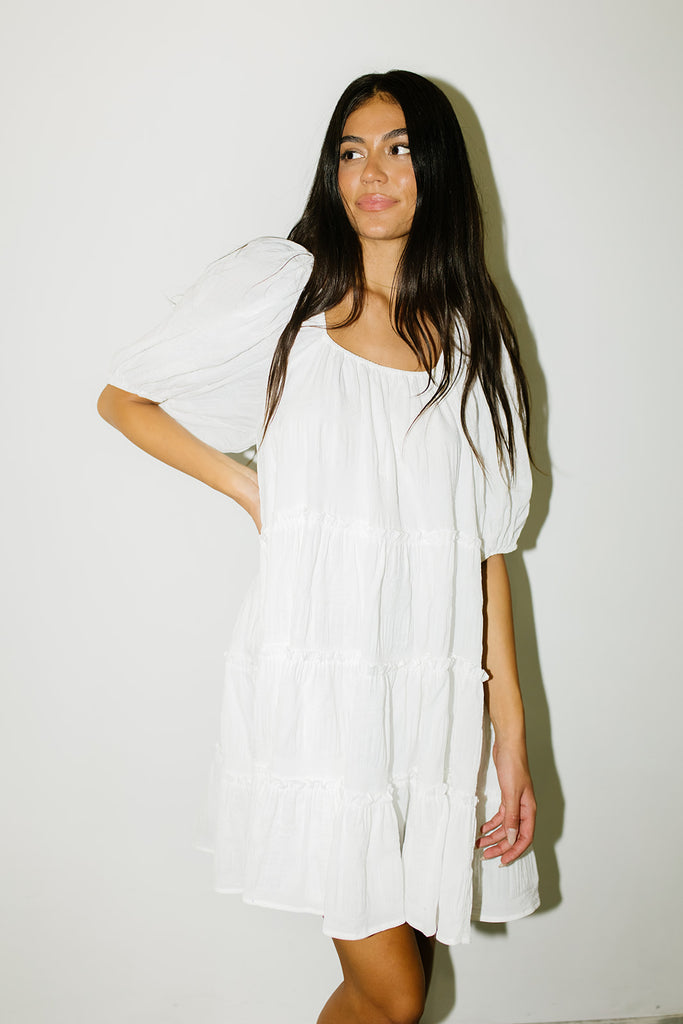 short daymaker dress // white *zoco exclusive*