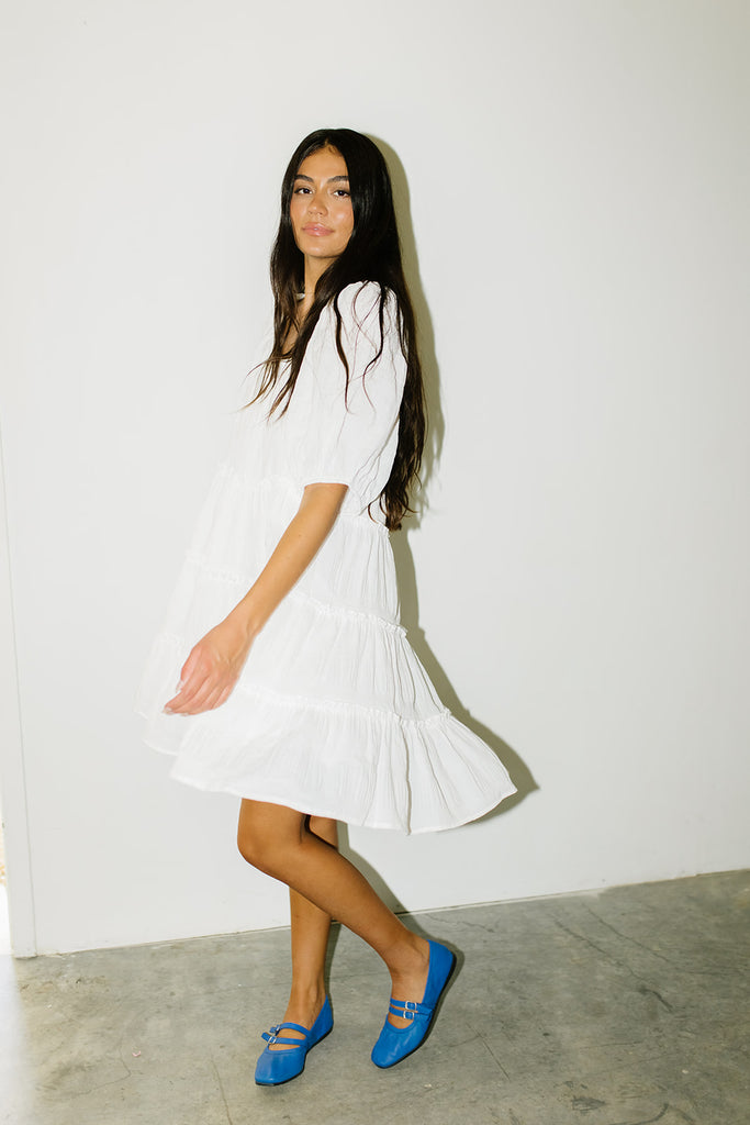 short daymaker dress // white *zoco exclusive*