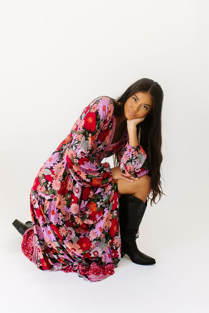 kennedy floral maxi dress *preorder*