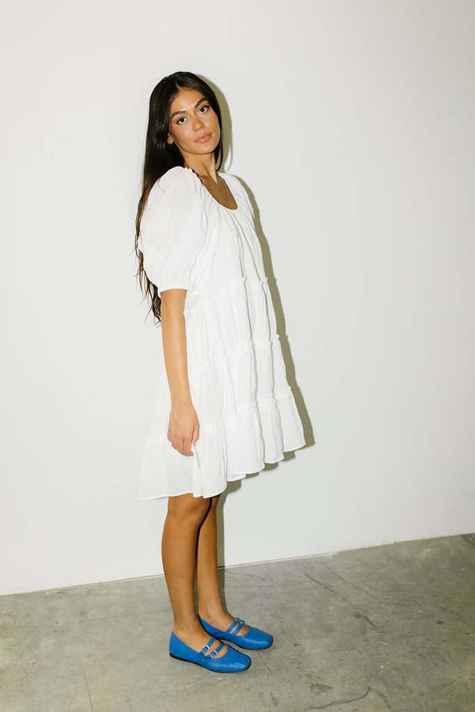 short daymaker dress // white *zoco exclusive*