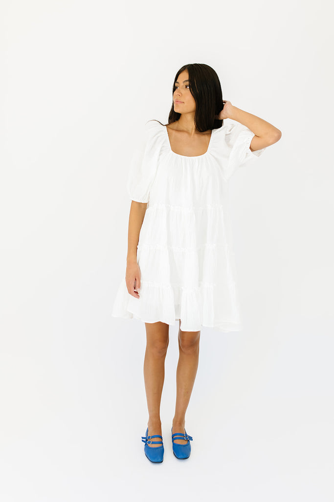 short daymaker dress // white *zoco exclusive*