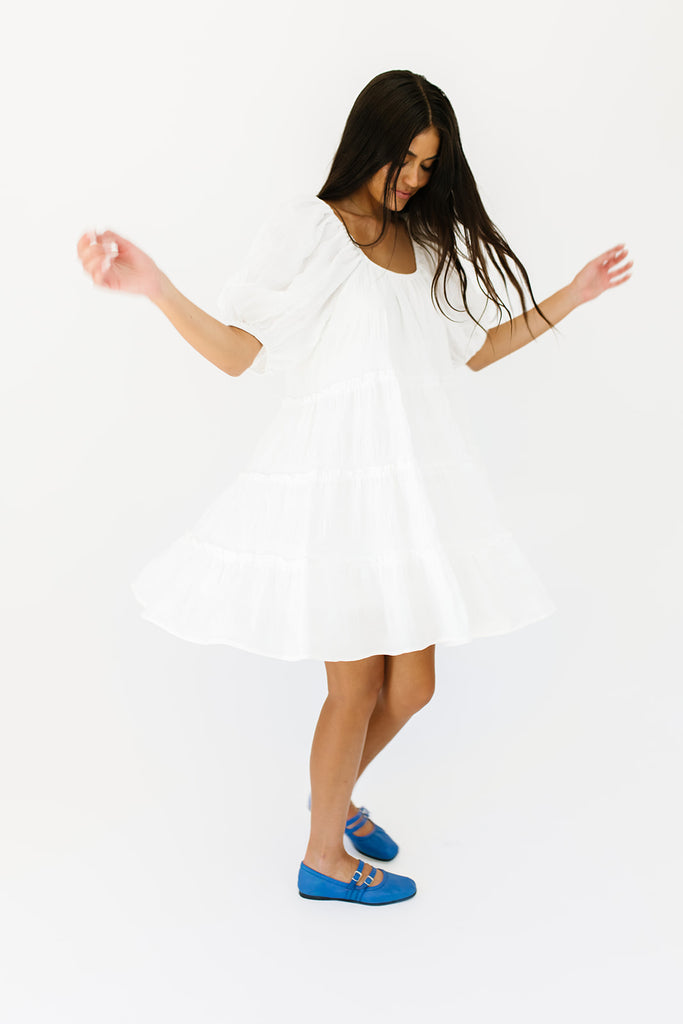 short daymaker dress // white *zoco exclusive*