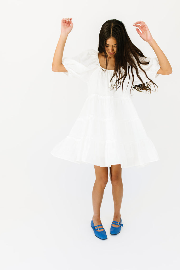 short daymaker dress // white *zoco exclusive*
