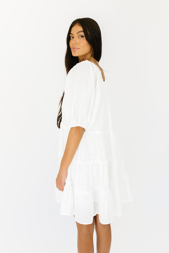 short daymaker dress // white *zoco exclusive*