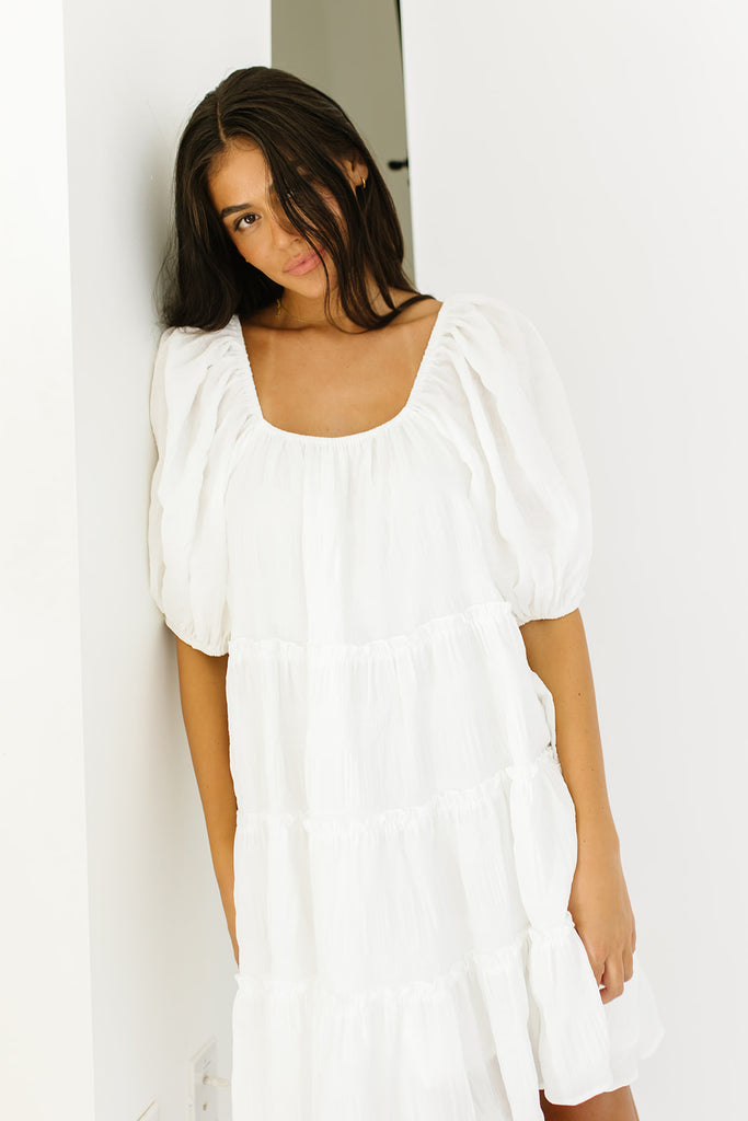 short daymaker dress // white *zoco exclusive*