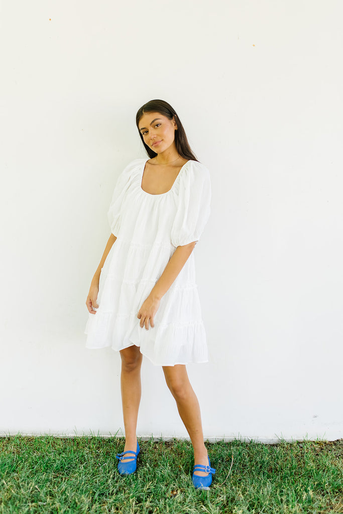 short daymaker dress // white *zoco exclusive*