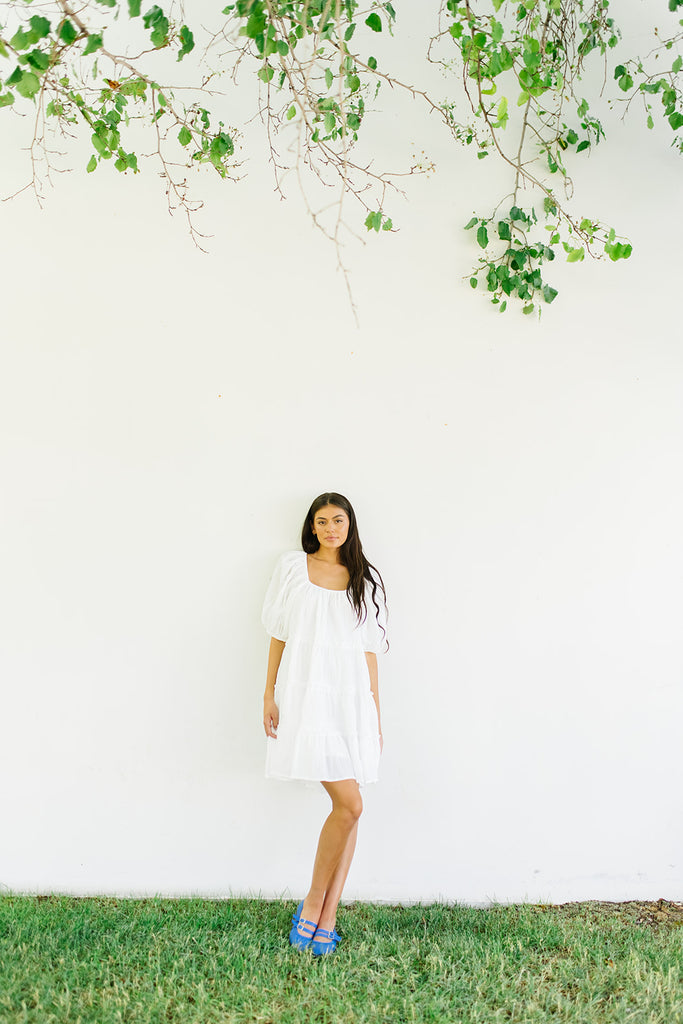 short daymaker dress // white *zoco exclusive*