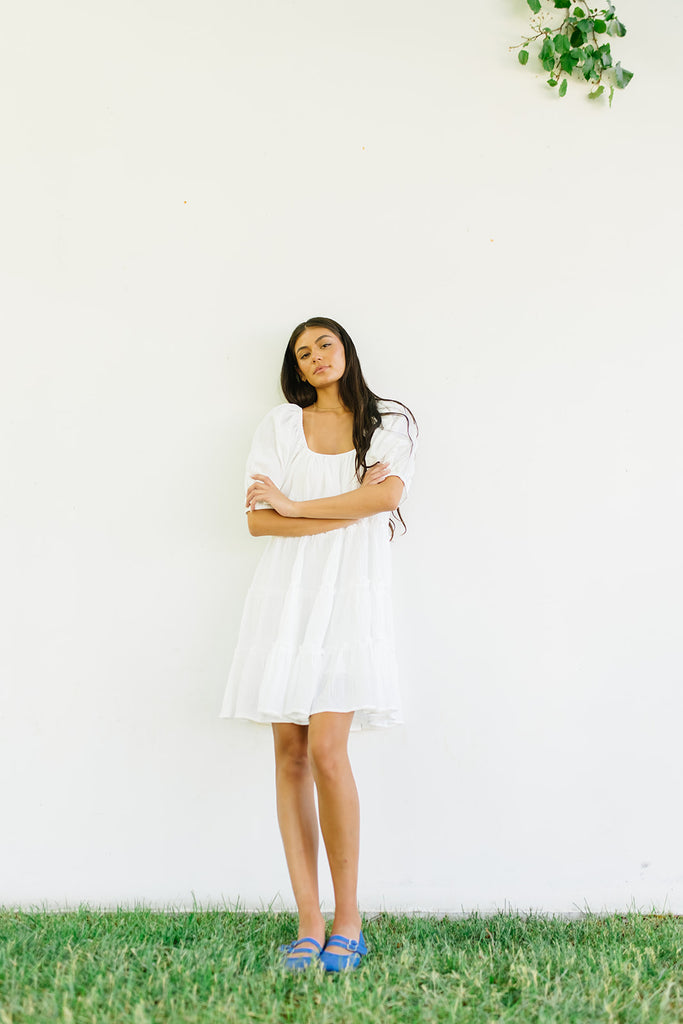 short daymaker dress // white *zoco exclusive*