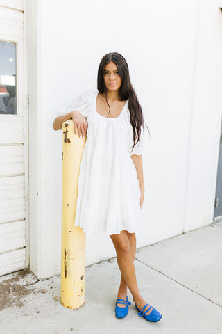 country club puff sleeve dress *restocked*