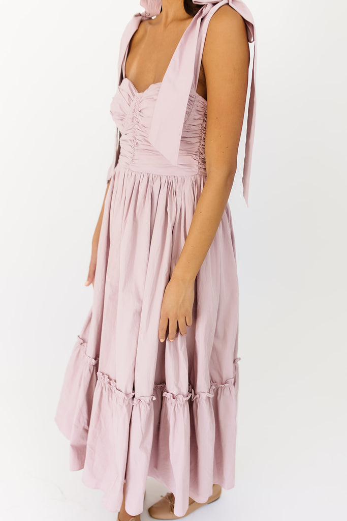 wesley maxi dress // mauve